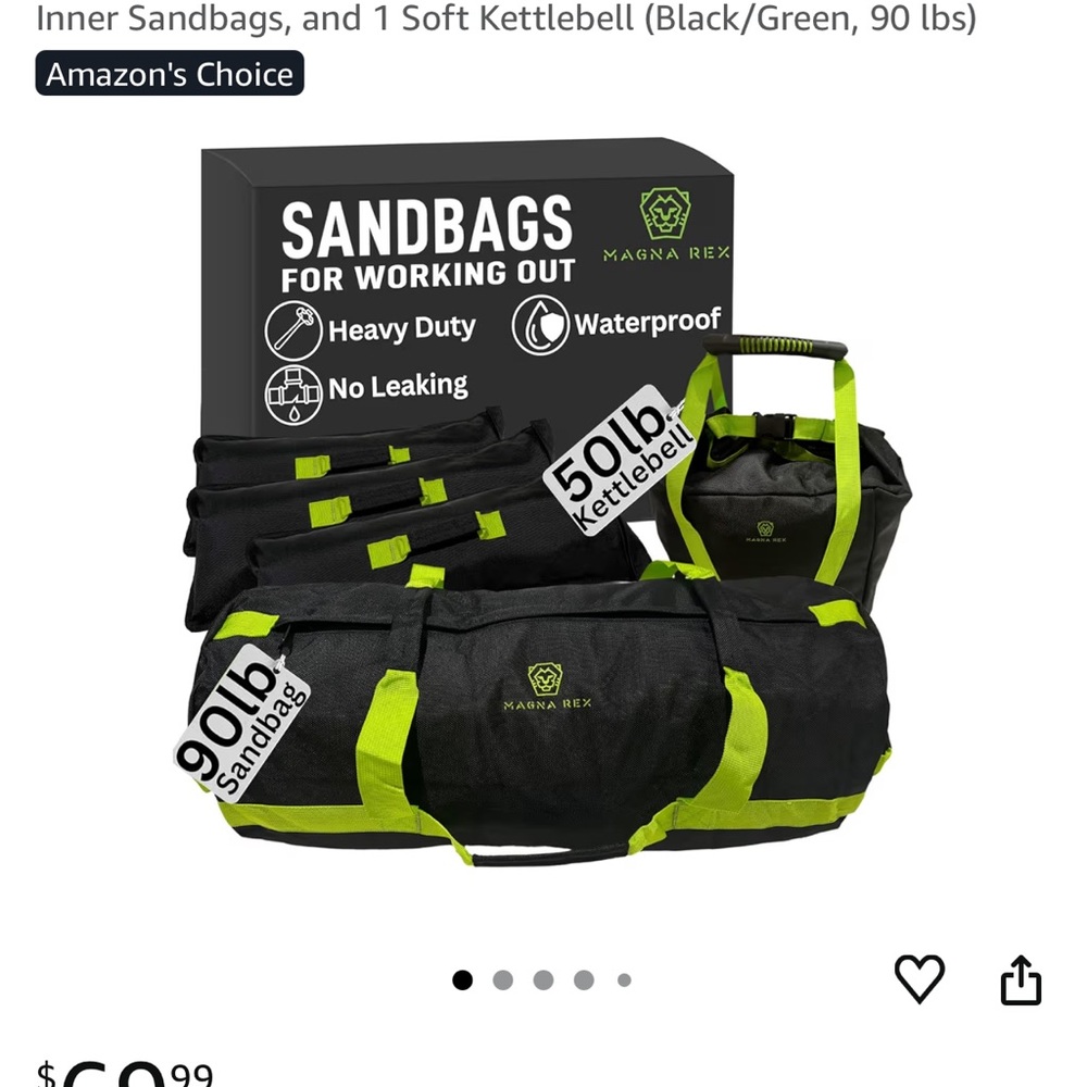 Black and Green Gear Bag Set - Picture 2 of 4